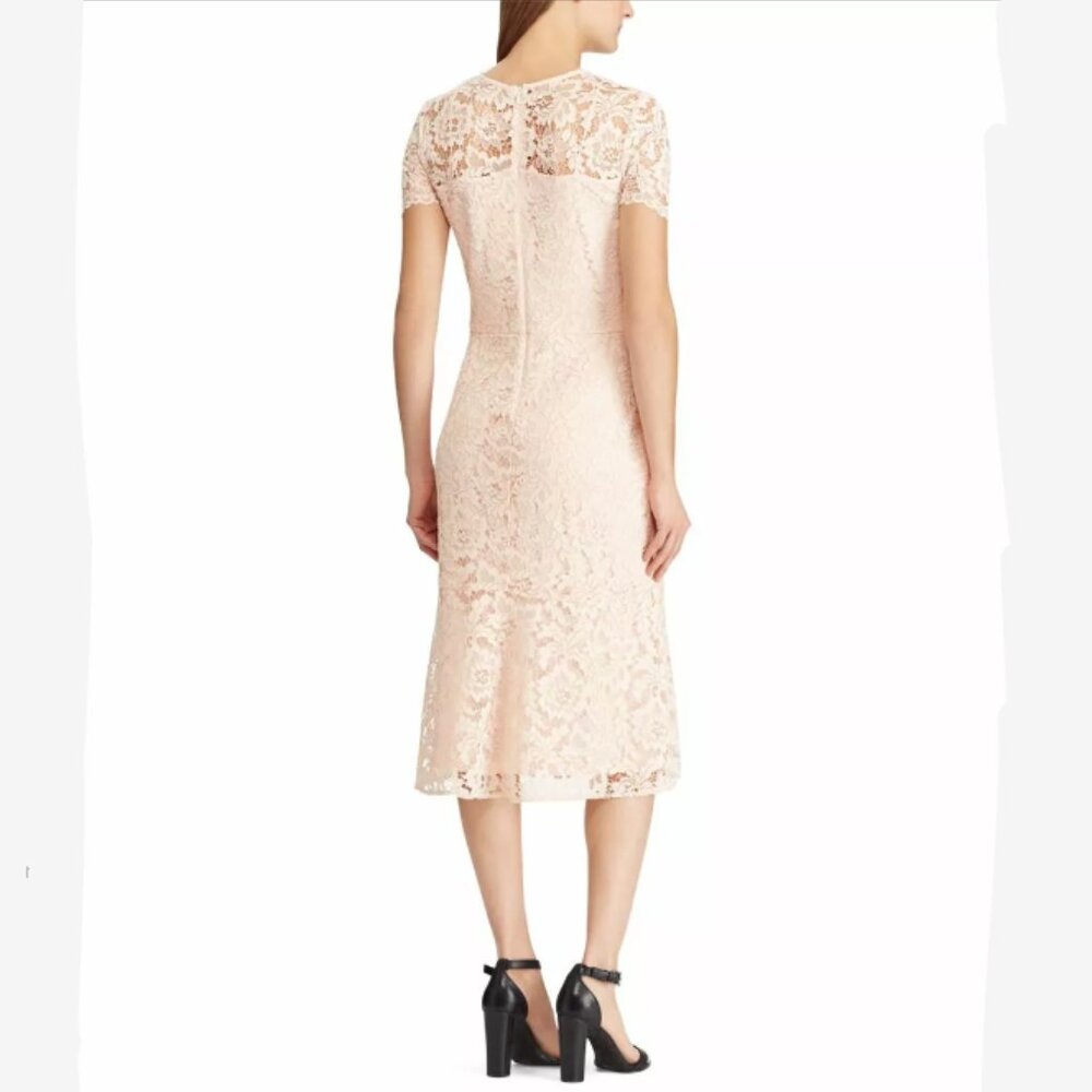 Brand New Gorgeous Women's Lauren Ralph Lauren Lace Formal Dress - Picture 2 of 15